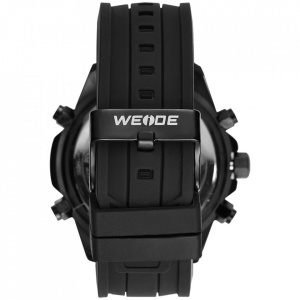 Ceas WEIDE, Quartz, Casual Sport, Negru, Curea Silicon, WH6406B-1C