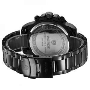 Ceas WEIDE, Quartz, Casual Sport, Orange, Curea Metalica, WH6108B-5C