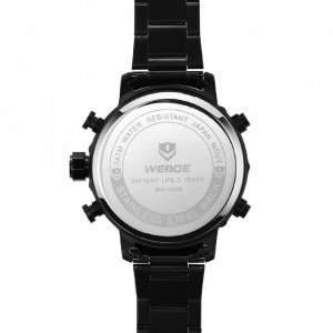 Ceas WEIDE, Quartz, Casual Sport, Rosu, Curea Metalica, WH6905B-2C
