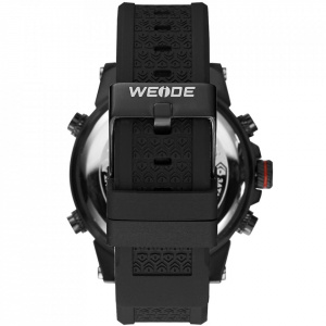Ceas WEIDE, Quartz, Casual Sport, Rosu, Curea Silicon, WH6403B-2C