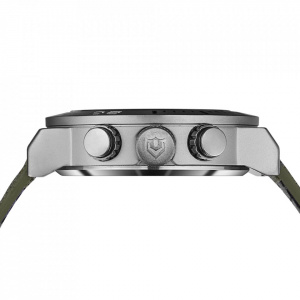 Ceas WEIDE, Quartz, Casual Sport, Verde, Curea Piele, WH6103-3C