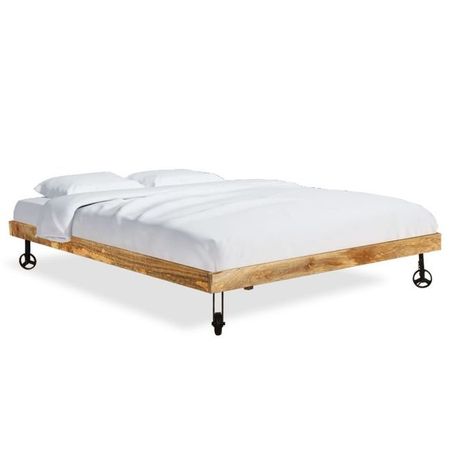 Cadru de pat, lemn masiv de mango, 180x200 cm