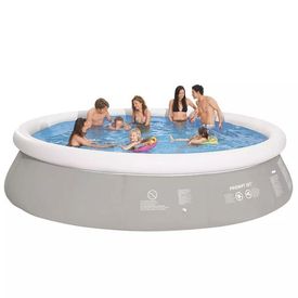 Piscină gonflabilă rotundă Jilong 450 x 122 cm, gri