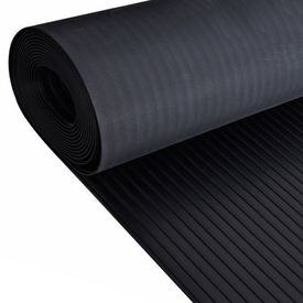 Covor antiderapant de cauciuc cu nervuri largi 2 x 1 m
