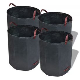 Coșuri de gunoi 272 L 150 g/mp, 4 buc., Verde închis