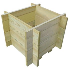 Jardinieră grădină legume și flori, lemn de pin tratat, 40 cm