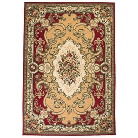 vidaXL Covor persan, design oriental, 160 x 230 cm, roșu/bej
