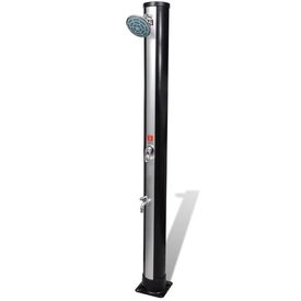 Duș solar pentru exterior cu cap de duș și robinet 35 L