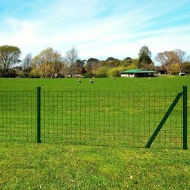 Set plasă și stâlpi Eurofence, 10 x 1,0 m