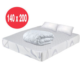 Set Avantaj Saltea Luxor Elite Memory 140x200x22 plus 2 perne plus Husa hipoalergenica plus Pilota iarna microfibra 180x200