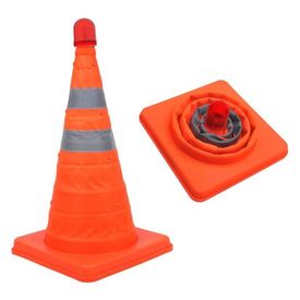 ProPlus Con de siguranță pliabil cu LED-uri, 540319