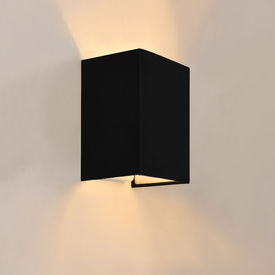 Lampa de perete Fabiana tesatura negru [lux.pro]