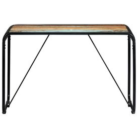 Masă de bucătărie, 118 x 60 x 76 cm, lemn masiv reciclat