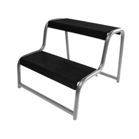 Scară cu două trepte pentru rulotă 360822 ProPlus, negru