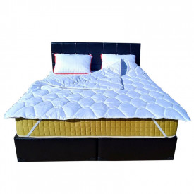 Set Saltea Pocket Spring MILANO 180x200x24 plus 2 perne microfibra 50x70 plus Husa hipoalergenica