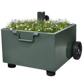 Suport umbrelă și ghiveci plante, gri