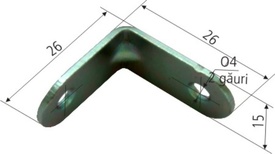 Coltar pt Mobila Euro SG 4017 - 26x26x15x1.5 - 649262