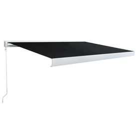 Copertină manuală tip casetă, 300 cm, antracit
