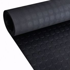 Covor antiderapant de cauciuc cu puncte 5 x 1 m