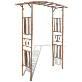 Pergolă de trandafiri, bambus, 145 x 40 x 187 cm