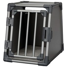 TRIXIE Cușcă de transport câini oblică, S, aluminiu, grafit, 39335