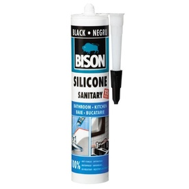BISON Silicon Sanitar negru 280ml