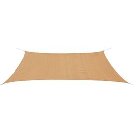 Parasolar dreptunghiular din țesut oxford 4x6 m, Bej