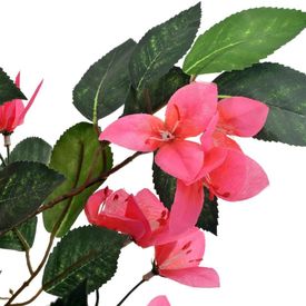 Plantă artificială rododendron cu ghiveci, roz, 165 cm