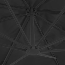 Umbrelă de exterior cu bază portabilă, antracit