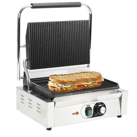 vidaXL Grill panini cu striații, 44 x 41 x 19 cm, 2200 W