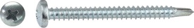 Surub Autoforant Zincat Alb Cap Bombat Cruciform 4.2x19 - 640209