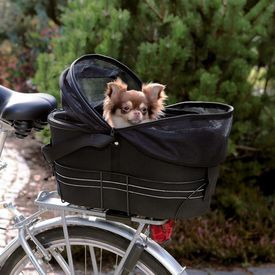 TRIXIE Geantă transport de bicicletă pentru câini 13118, negru