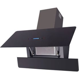 Hotă cu afișaj tactil 900 mm, Neagră