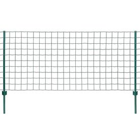 vidaXL Set de gard Euro, 20 x 1 m, oțel, verde