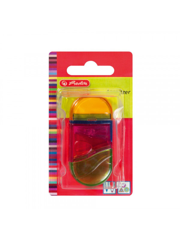 Ascutitoare + radiera Plastic Ovala 2 In 1, Herlitz