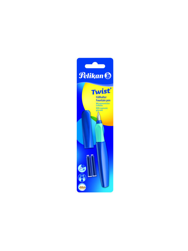 STILOU TWIST DEEP BLUE, PENITA M, 2 REZERVE ALBASTRE, BLISTER