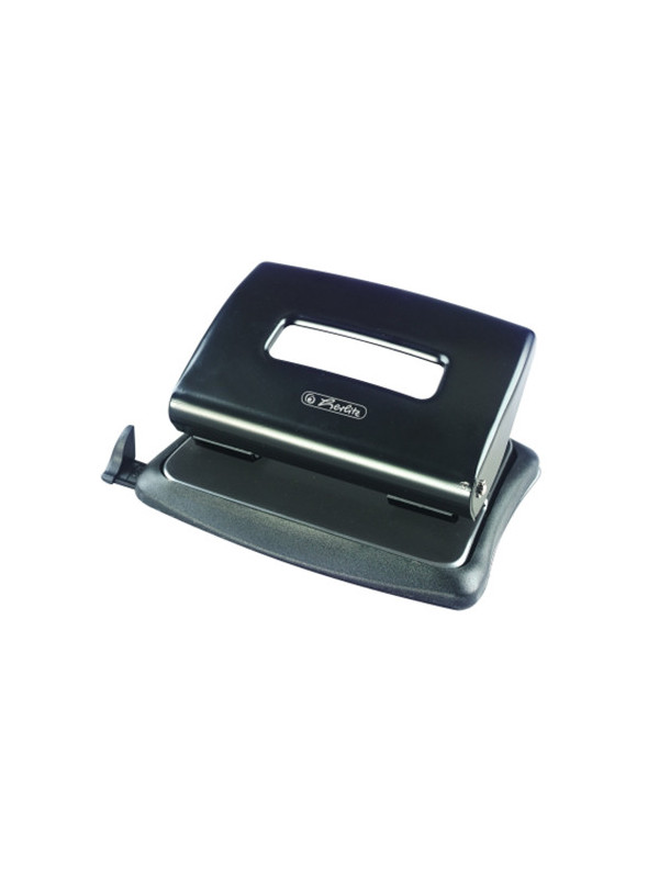 Perforator birou Herlitz, 1,6 mm, Negru