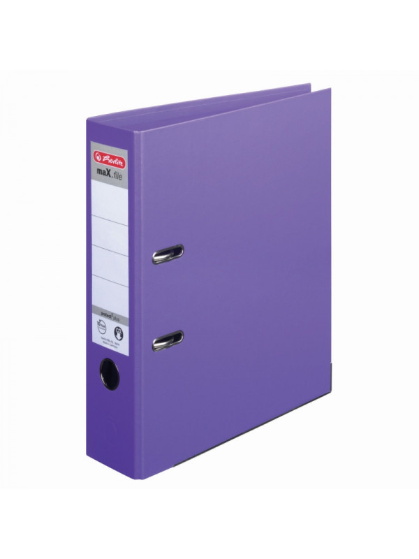 BIBLIORAFT A4 8CM PP VIOLET HERLITZ