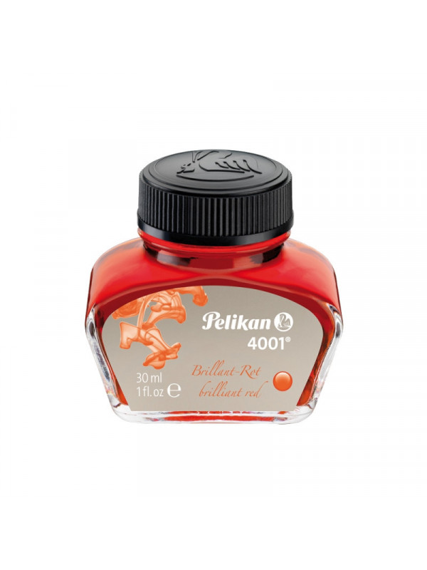 Cerneala 4001 la borcan, 30 ml, rosu lucios