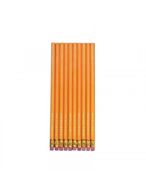 CREIOANE GRAFIT CU RADIERA MINA HB SET 10
