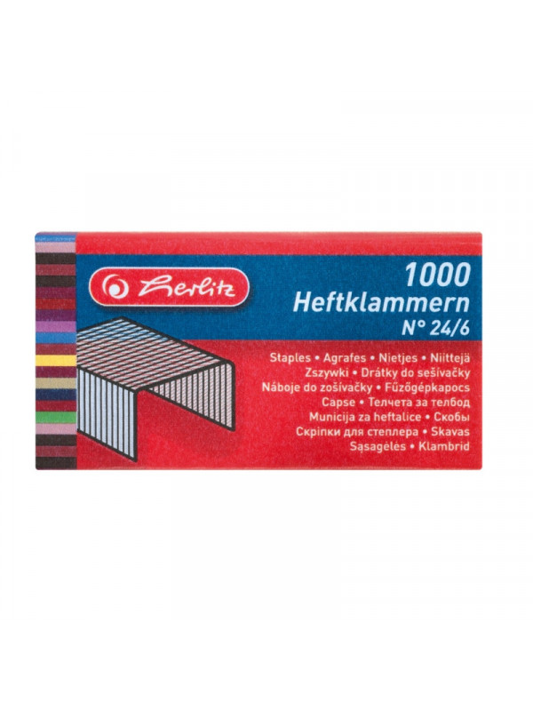 AGRAFE CAPSATOR 24/6 1000 BUCATI/CUTIE HERLITZ
