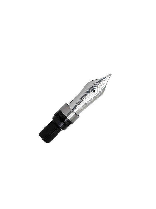 PENITA F DIN AUR DE 18K/750 PLACATA CU RODIU PENTRU STILOU M805