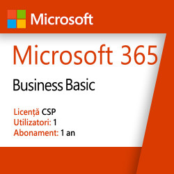 Microsoft 365, Business Basic, Licenta CSP, 5 dispozitive