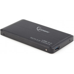 RACK extern GEMBIRD, pt HDD/SSD, 2.5 inch, S-ATA, interfata PC USB 3.0, aluminiu, negru, "EE2-U3S-2"
