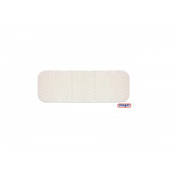 Covoras antiderapant cada 96x34cm, cu ventuze pentru fixare - Alb