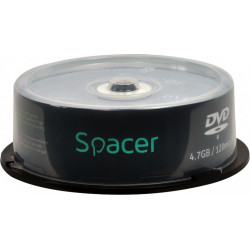 DVD-R SPACER 4.7GB, 120min, viteza 16x, 25 buc, spindle, "DVDR25" 166556/45501234 / 19403 001 001/166556