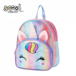 Ghiozdan gradinita GLITTER UNICORN, 25x32x11 cm - S-COOL