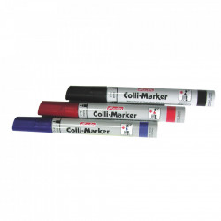 Marker Colli Herlitz, Permanent, 1-4 mm, Reincarcabil, Albastru