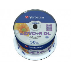 Verbatim DVD+R DOUBLE LAYER 8,5GB 8X PRINTABLE Sp 50