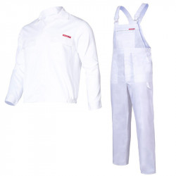 COSTUM LUCRU SUBTIRE / ALB - 2XL/H-182